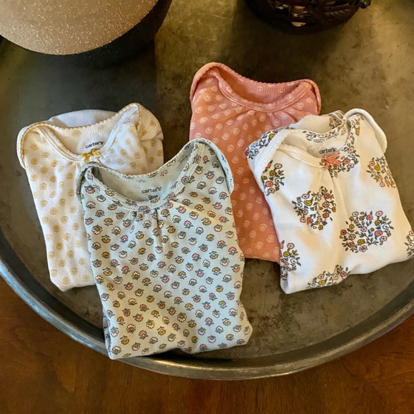 Carter's Other - Four Pack Carter’s Floral Onesies